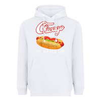 White chicago hot dog summer style 4th of july no ketchu Heavyweight Hoodie - tuanDangUi
