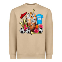 Mushroom Soccer Cold Drink Frappe Heavyweight Sweatshirt - FaDigitalArtStudio