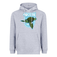 Heather Grey 4ocean 7 Heavyweight Hoodie - tuanDangUi