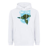 White 4ocean 7 Heavyweight Hoodie - tuanDangUi