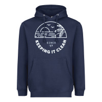 Navy 4ocean 9 Heavyweight Hoodie - tuanDangUi