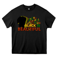 Black black is beautiful Heavy Core Tee - NancyCooperArtShop
