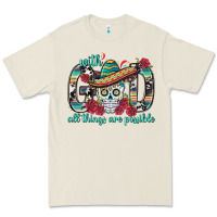 Bone With God All Things Are Possible With Sombrero Sku Premium Tee - BundleAndBundleShop
