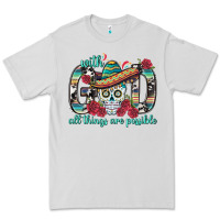 Dove Grey With God All Things Are Possible With Sombrero Sku Premium Tee - BundleAndBundleShop