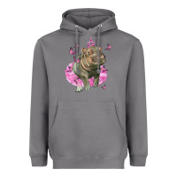 Storm Baby Hippo With Tutu Heavyweight Hoodie - LillyAllenDesigns