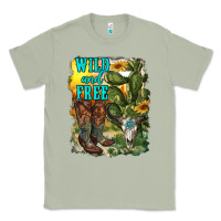 Matcha wild and free cowgirl boots Classic Tee - RanaPortraitStore