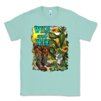 Seafoam wild and free cowgirl boots Classic Tee - RanaPortraitStore