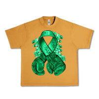 Peanut Butter Emerald green ribbon Liver Cancer boxing gloves Urban Heavy Tee - NancyCooperArtShop