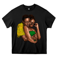 Black black couple Heavy Core Tee - NancyCooperArtShop