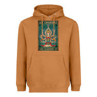 Meerkat my chakras are aligned af vintage yoga meditation Heavyweight Hoodie - tuanDangUi