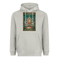 My Chakras Are Aligned Af Vintage Yoga Meditation Heavyweight Hoodie | Teevron