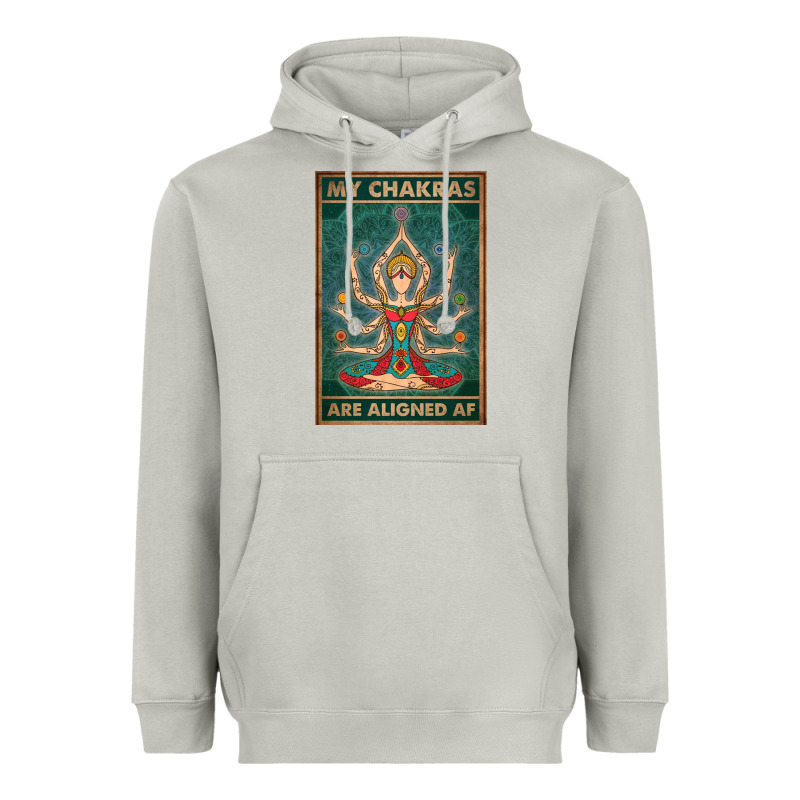My Chakras Are Aligned Af Vintage Yoga Meditation Heavyweight Hoodie by tuanDangUi | Teevron
