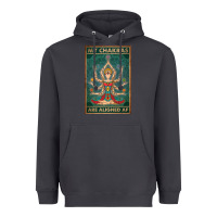 Smoke my chakras are aligned af vintage yoga meditation Heavyweight Hoodie - tuanDangUi