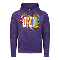 Cloud Purple Dad Pride Vintage Hoodie - NancyCooperArtShop