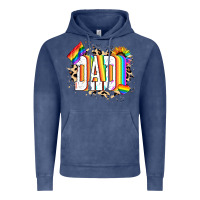 Vintage Denim Dad Pride Vintage Hoodie - NancyCooperArtShop