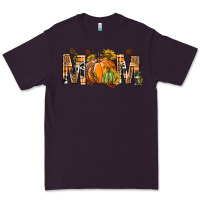 Plum Western Mom With Pumpkins Premium Tee - BundleAndBundleShop