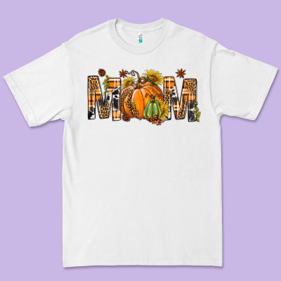 Western Mom With Pumpkins Premium Tee Designed By Bundleandbundleshop