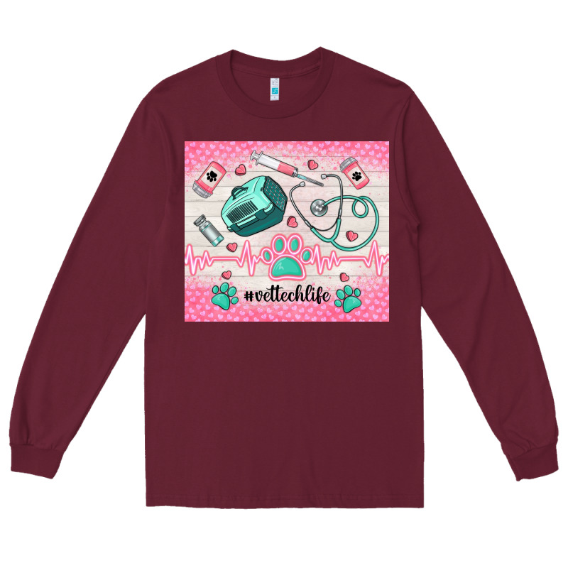 #vettechlife Long Sleeve Tee by TumblerDesignByShophia | Teevron