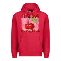 Cardinal i like you cherry much Premium Hoodie - FaDigitalArtStudio