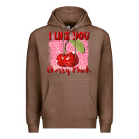 Chestnut i like you cherry much Premium Hoodie - FaDigitalArtStudio