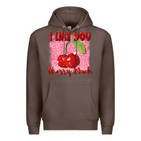Coffee i like you cherry much Premium Hoodie - FaDigitalArtStudio