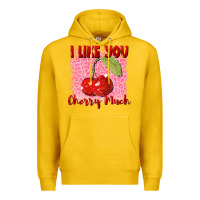 Lemon i like you cherry much Premium Hoodie - FaDigitalArtStudio