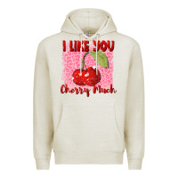 Oatmeal Heather i like you cherry much Premium Hoodie - FaDigitalArtStudio