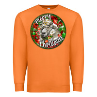 Carrot christmas lincoln sheep Premium Sweatshirt - LillyAllenDesigns