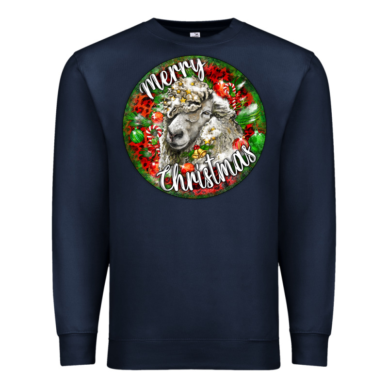 Christmas Lincoln Sheep Premium Sweatshirt by LillyAllenDesigns | Teevron