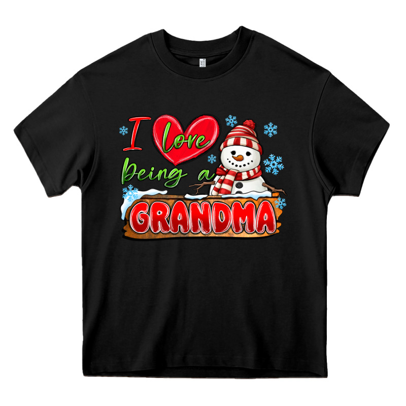I Love Being A Grandma Heavy Core Tee by MaliasSmallBusiness | Teevron