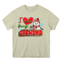 Mossy i love being a grandma Heavy Core Tee - MaliasSmallBusiness