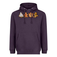Plum christmas cookies Heavyweight Hoodie - LillyAllenDesigns