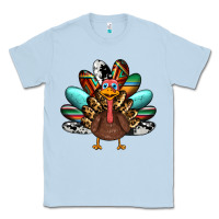 Dusty Blue thanksgiving turkey Classic Tee - RanaPortraitStore