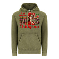 Vintage Olive La mama mos Chingona Vintage Hoodie - NancyCooperArtShop