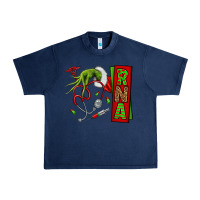 Navy Christmas Character Urban Heavy Tee - NancyCooperArtShop