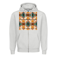 Dove Grey native american aztec seamless pattern 1 Zipper Hoodie - BundleAndBundleShop