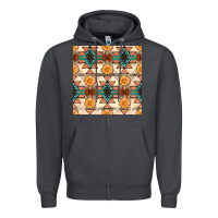 Smoke native american aztec seamless pattern 1 Zipper Hoodie - BundleAndBundleShop