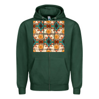Sports Green native american aztec seamless pattern 1 Zipper Hoodie - BundleAndBundleShop