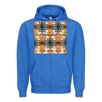 True Royal native american aztec seamless pattern 1 Zipper Hoodie - BundleAndBundleShop