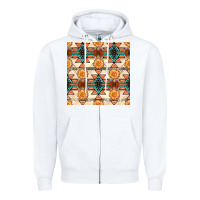 White native american aztec seamless pattern 1 Zipper Hoodie - BundleAndBundleShop