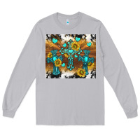 Moon Dust western crosses and sunflowers Long Sleeve Tee - TumblerDesignByShophia