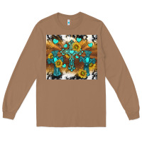 Toasted Coconut western crosses and sunflowers Long Sleeve Tee - TumblerDesignByShophia