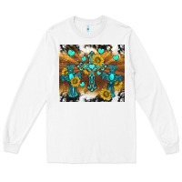 White western crosses and sunflowers Long Sleeve Tee - TumblerDesignByShophia