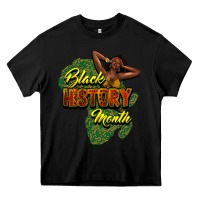 Black black history month Heavy Core Tee - NancyCooperArtShop
