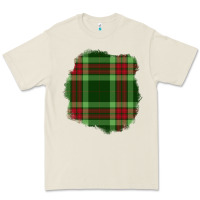 Bone Christmas Tartan Patch Premium Tee - BundleAndBundleShop