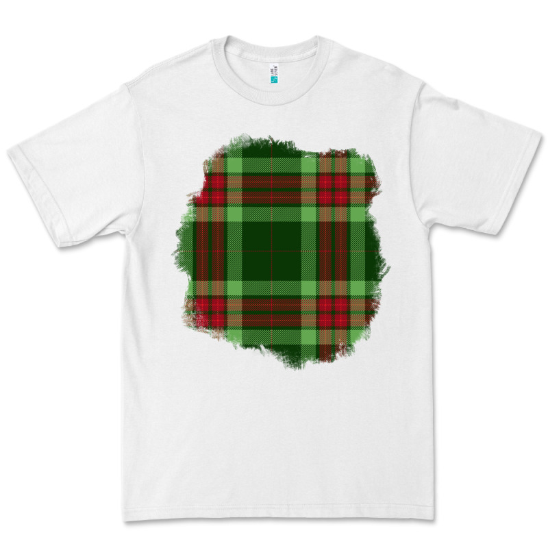 Christmas Tartan Patch Premium Tee by BundleAndBundleShop | Teevron