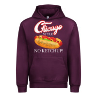 Mauve Wine chicago hot dog summer style 4th of july no ketchu Urban Hoodie - tuanDangUi