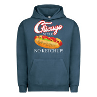 Pigment Midnight Navy chicago hot dog summer style 4th of july no ketchu Urban Hoodie - tuanDangUi