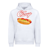 White chicago hot dog summer style 4th of july no ketchu Urban Hoodie - tuanDangUi