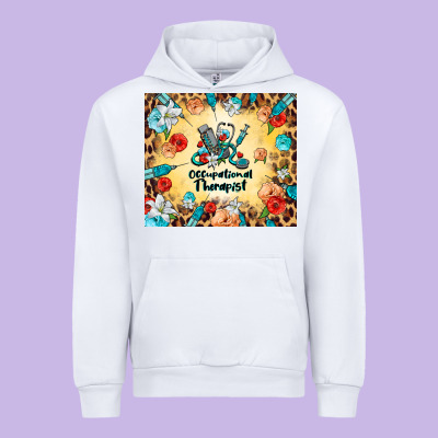 Occupational Therapist Urban Hoodie Designed By Barkaloodesign